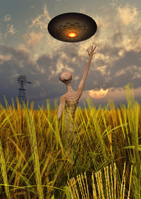 Alien Crop Circles Poster Print - UFO Art - Item # VARPSTMAS100585S