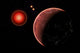 Proxima b Planet Orbiting Proxima Centauri Fine Art Print by Mark Stevenson