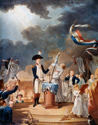 Marquis De Lafayette Oath Fine Art Print - Historical Artwork