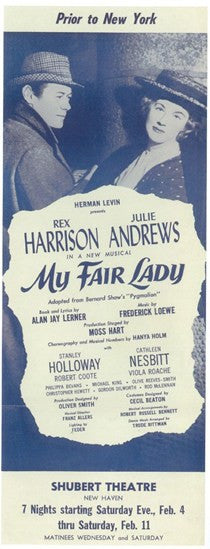 My Fair Lady Broadway Movie Poster Print (11 x 17)