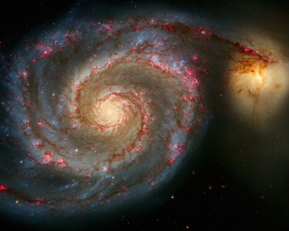 The Whirlpool Galaxy (M51) Fine Art Print - Stunning Space Imagery