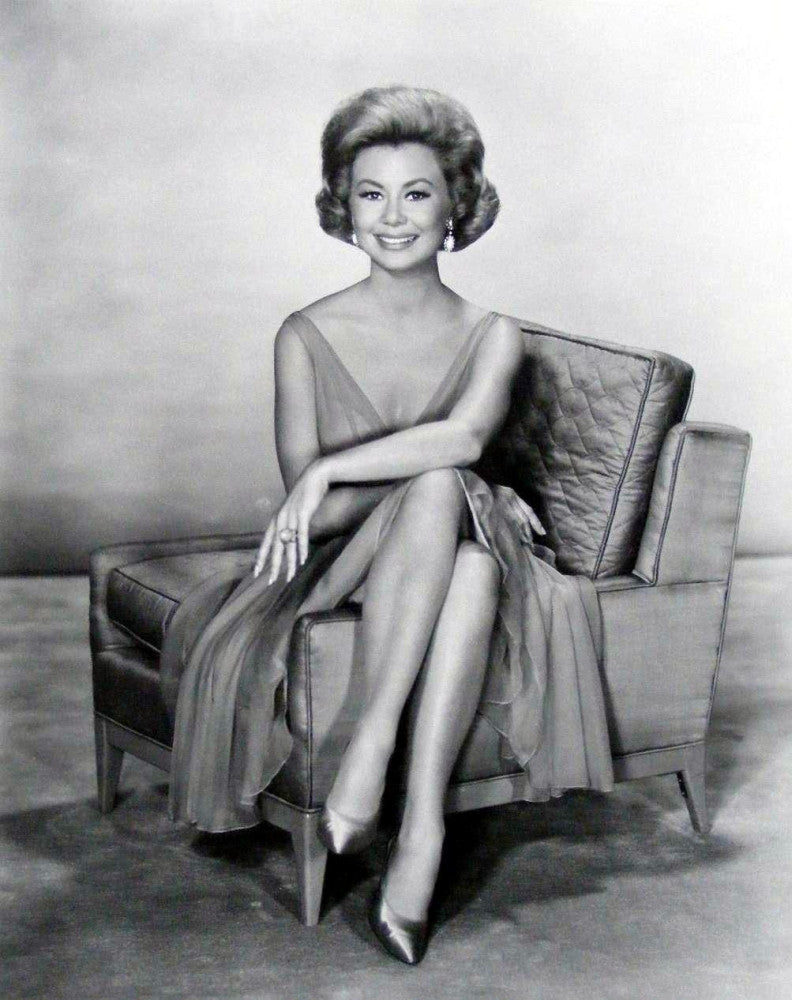 Mitzi Gaynor 'Legs Over Arm Rest' Photo Print - Multiple Sizes Available