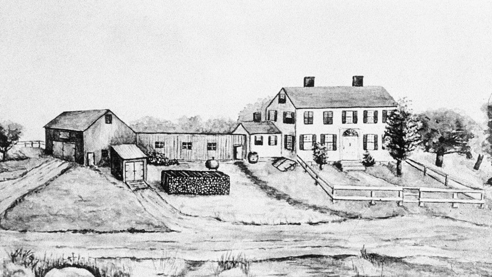 Maine: Farm, 1897 - Watercolor Print by Granger Collection
