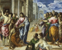 The Miracle of Christ Healing the Blind Fine Art Print by El Greco