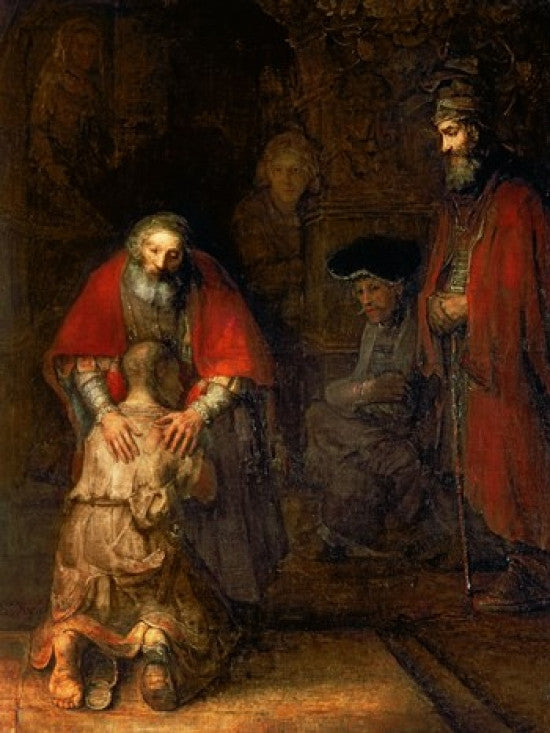 Return of the Prodigal Son Fine Art Print by Rembrandt van Rijn