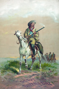 William 'Buffalo Bill' Cody Fine Art Print - American Showman
