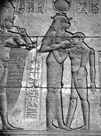 Cleopatra VII Bas-Relief Print - Cow-Goddess Hathor | Posterazzi