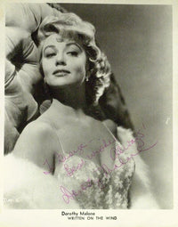 Dorothy Malone - In Fur Schal Signed Photo Print
