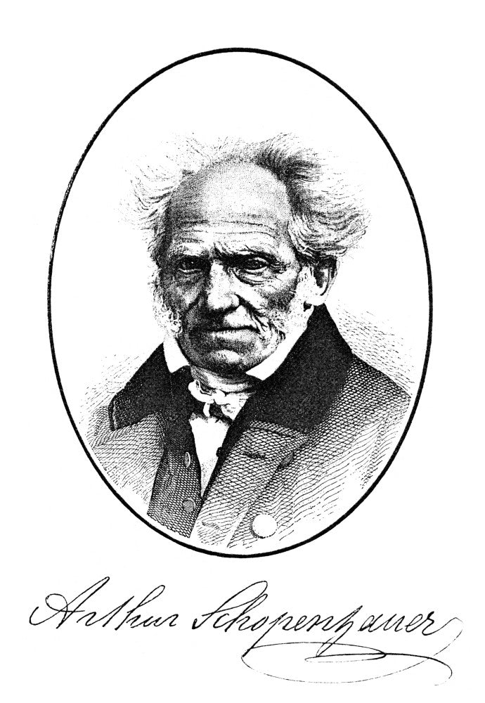 Arthur Schopenhauer Steel Engraving Fine Art Print by Granger Collection