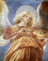 Music Making Angel with Violin Fine Art Print by Melozzo da Forli