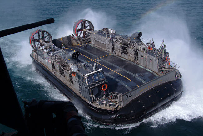 Landing Craft Air Cushion Hovercraft Fine Art Print by Stocktrek Images
