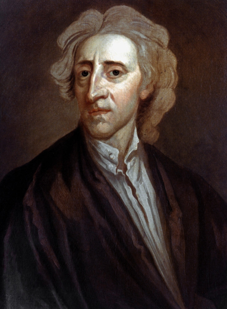 John Locke Oil on Canvas Detail Poster Print by Granger Collection