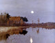 Sumerkn Moon Fine Art Print by Isaac Il'ic Levitan, 1899