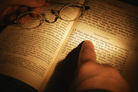 Open Bible and Spectacles Fine Art Print by Don Hammond