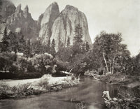 Cathedral Rocks Fine Art Print by Eadward Muybridge - Yosemite National Park