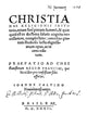 Calvin's Title Page, 1536 - First Edition of 'Institutes of the Christian Religion' Fine Art Print by Granger Collection