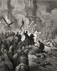 Entry of the Crusaders in Constantinople 1204 Fine Art Print by Ken Welsh