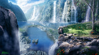 Waterfall Paradise Fine Art Print by Anthony Christou (28x16)