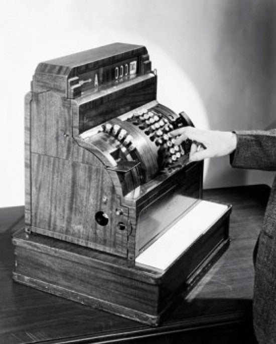 Close-Up Cash Register Fine Art Print - Perfect for Home or Office