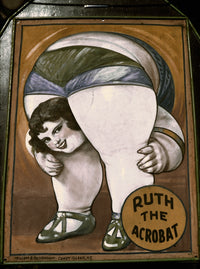 Ruth the Acrobat Sideshow Poster Print by Jack Delano - 1941