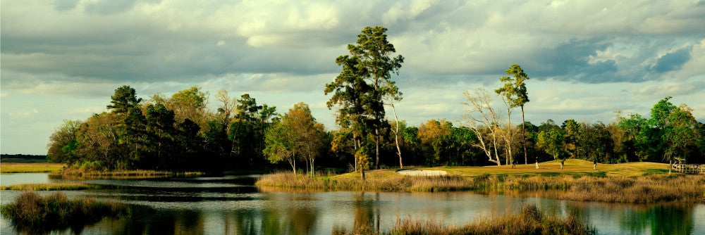 Golf Course at Lakeside - Gray Plantation Fine Art Print
