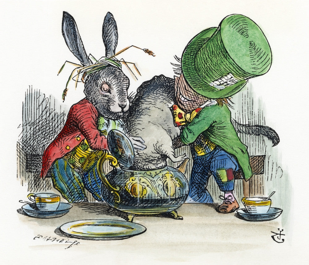 Alice in Wonderland Fine Art Print - The March Hare & Mad Hatter