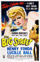 The Big Street Movie Poster Fine Art Print featuring Lucille Ball & Henry Fonda
