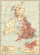 Map of Great Britain Showing the Dominions of William the Conqueror, Circa 1087 - Fine Art Print by Ken Welsh