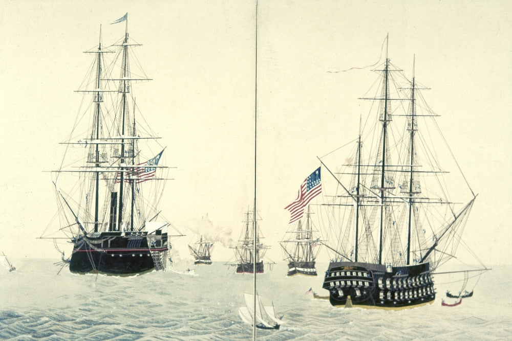Perry Expedition Fine Art Print - Ships of Commodore Matthew Perry to Japan