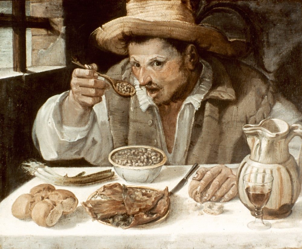 The Bean-Eater (Mangiafagioli) Fine Art Print by Annibale Carracci