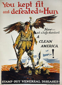 World War I Anti-Venereal Disease Poster Print by Ernest Fuhr