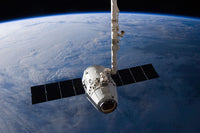The SpaceX Dragon Cargo Craft Fine Art Print by Stocktrek Images