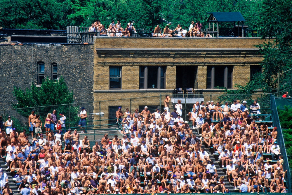 Wrigley Field Baseball Game Fans Poster Print by Panoramic Images