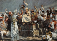 The Prophets of Baal Leap Upon the Altar Fine Art Print by James Tissot