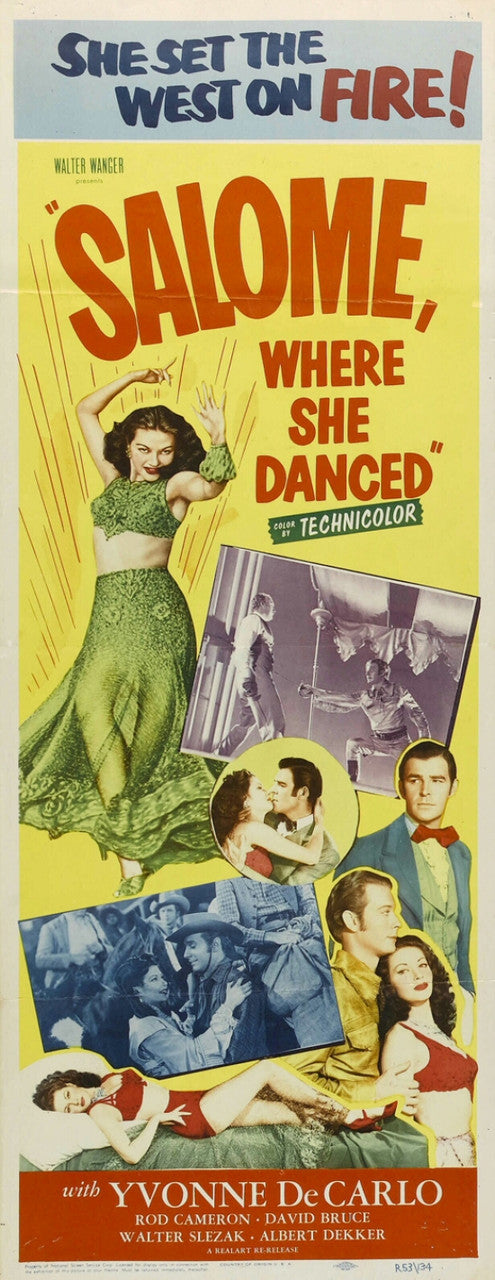 Salome Where She Danced Movie Poster (11x17) - Item #MOVEB09870