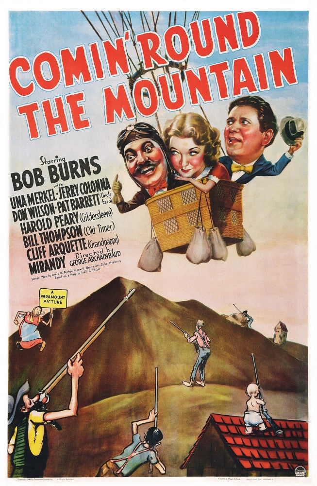 Comin' Round The Mountain Movie Poster Art Print - 1940