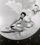 Natalie Wood Moon Black and White Photo Print