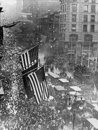 New York City Armistice Day Parade Fine Art Print by Granger Collection