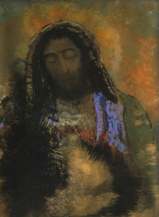 Christ of the Sacred Heart Fine Art Print by Odilon Redon