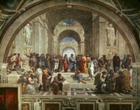 The School of Athens Fine Art Print by Raphael - Fresco from Vatican City