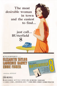 Butterfield 8 Movie Poster Art Print featuring Elizabeth Taylor (1960)