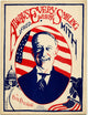 Al Smith Political Cartoon Poster Print with Eagle and Capitol