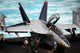 F/A-18F Super Hornet on USS Enterprise Fine Art Print by Stocktrek Images