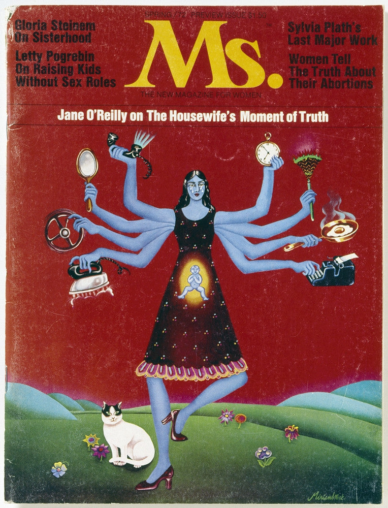 Ms. Magazine Cover Print - First Issue Spring 1972 by Granger Collection