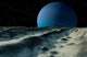 Miranda - Uranus' Moon Fine Art Print by Ron Miller