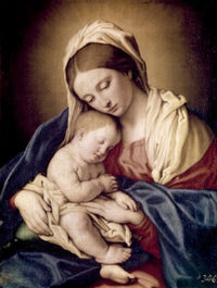 Madonna & Child Fine Art Print by Sassoferrato