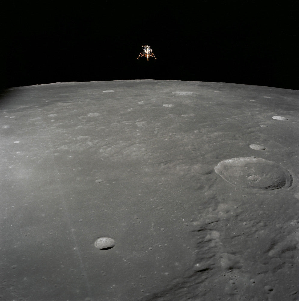 Apollo 12 Lunar Module Intrepid Lunar Landing Configuration Poster Print