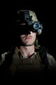 Portrait of a U.S. Marine in Night Vision Goggles Poster Print