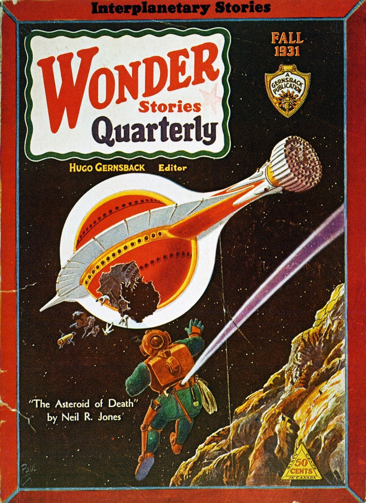 1931 Sci-Fi Magazine Cover Fine Art Print by Frank R. Paul
