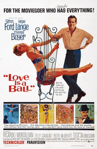 Love Is A Ball Movie Poster Print Featuring Hope Lange & Glenn Ford
